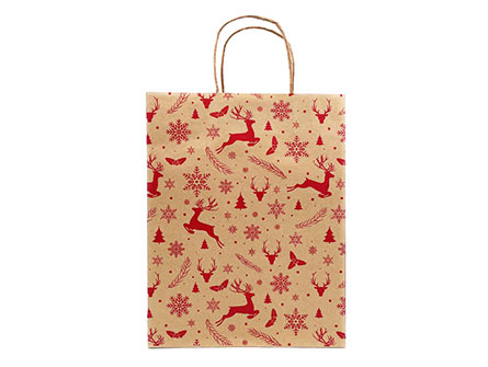 Christmas Kraft Paper Bags